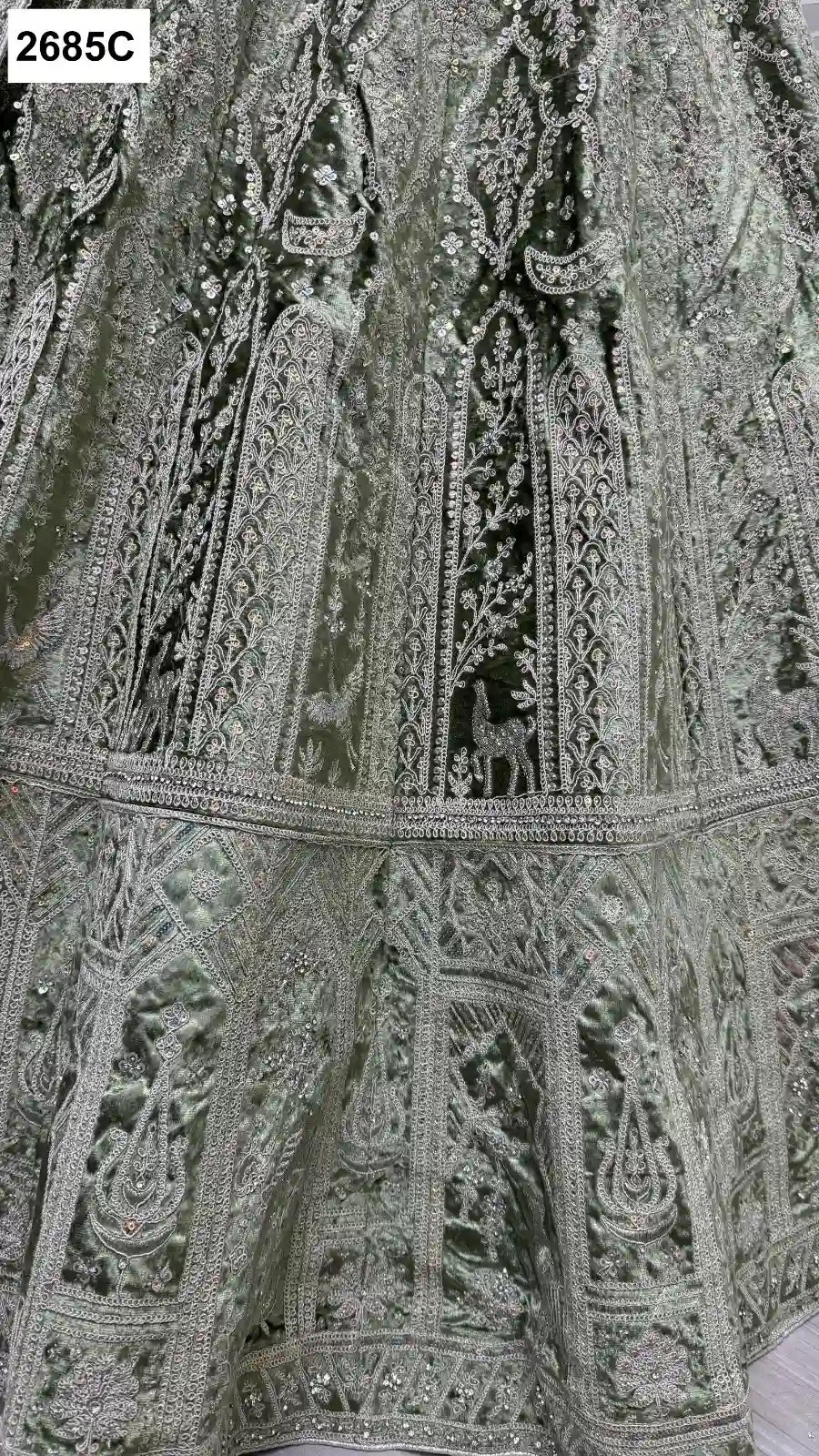 Anjani Art Designer Indian Bridal Velvet Lehenga Wholesale Catalog — Wholesale Lehenga, MPA wholesale from Surat - Gallery Image 11